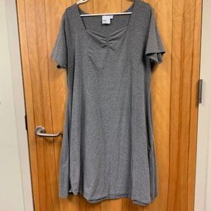 Women's Plus size 18 Asos Curve grey skater dress